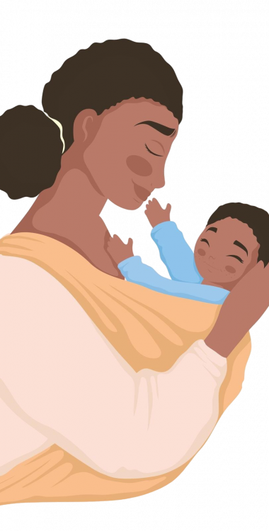 mother-lifting-baby-characters-card mother-lifting-baby-characters-card